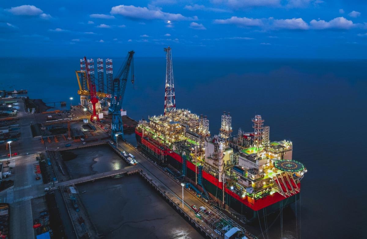Plateforme pétrolière offshore FPSO